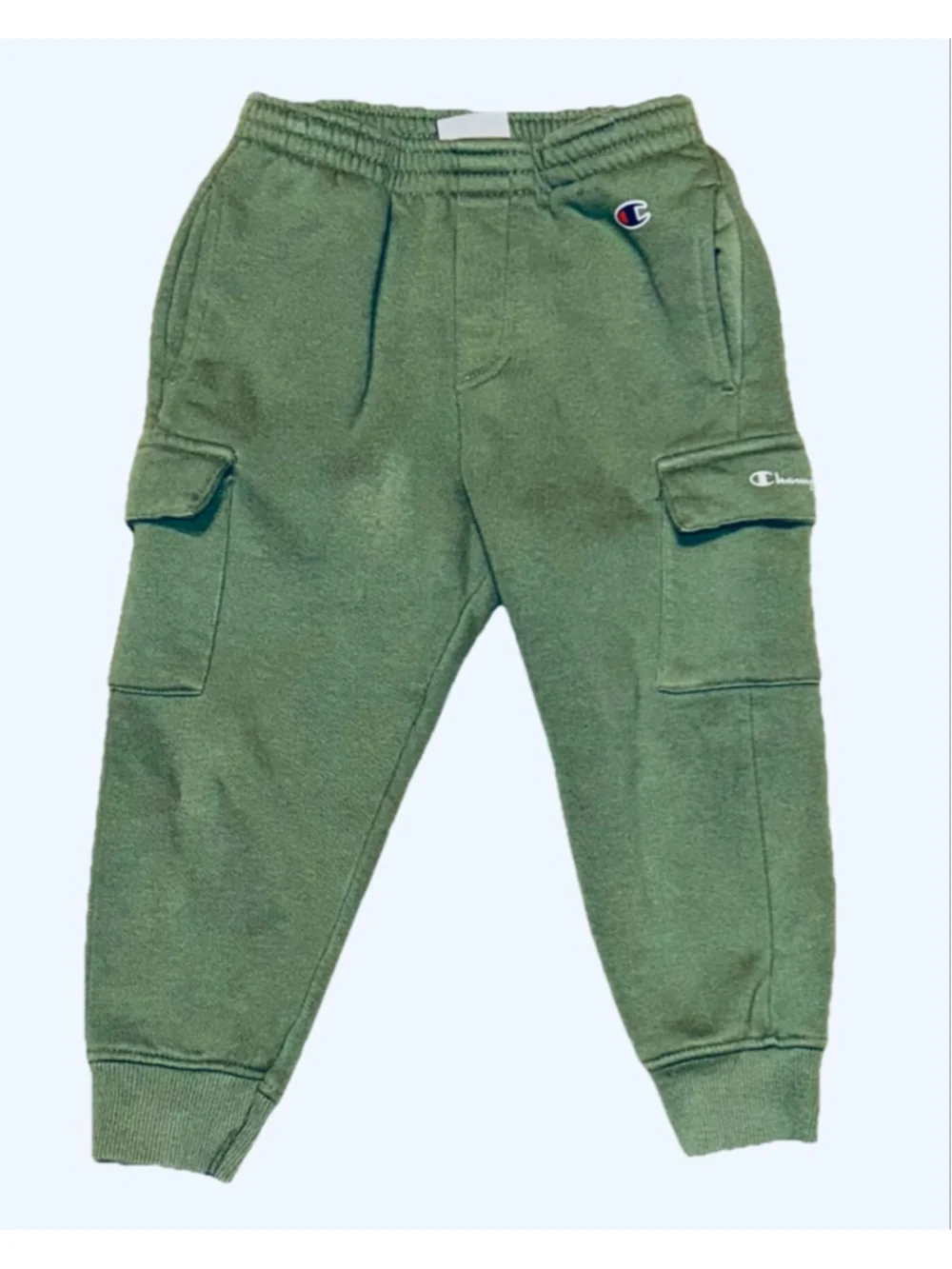 Boys Champion Green Sweatshirt & Cargo Jogger Set 3T